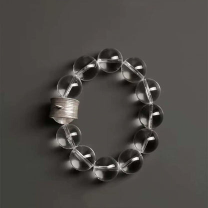 Crystal-Silver Fortune Nexus Bracelet