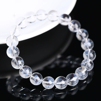 Stress Relief - Blue Needle Quartz Bracelet