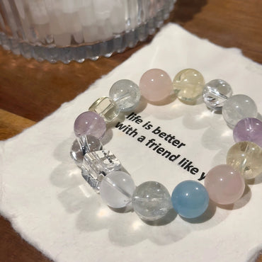 Spiritual Healing - Multicolor Chakra Crystal Bracelet