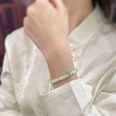 New Beginnings & Resilience Energy - Prehnite Bracelet