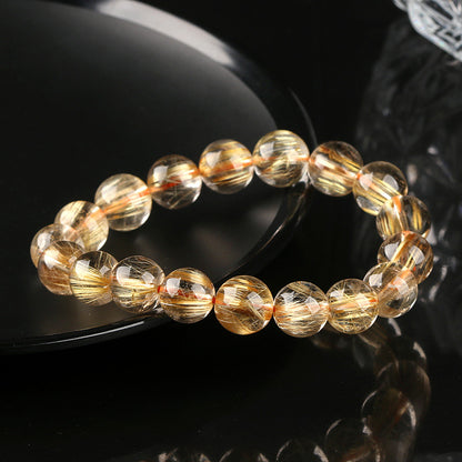 Spirit Uplift - Golden Rutilated Quartz Bracelet