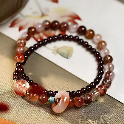 Luck & Peace - Harmony Crystal Charm Bracelet