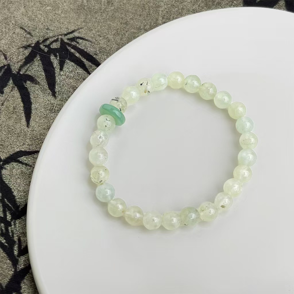 New Beginnings & Resilience Energy - Prehnite Bracelet