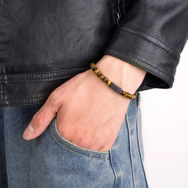 Fortune's Flow-Tiger Eye Bracelet